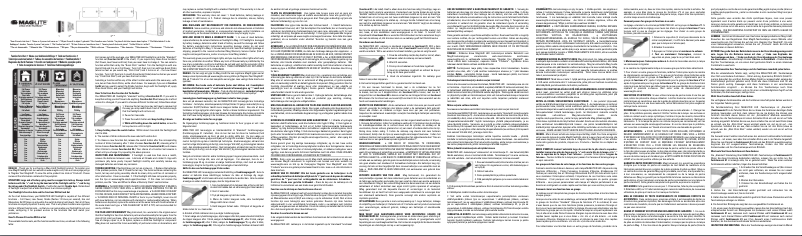 Page n°1 - Manuel utilisateur Maglite ML300L