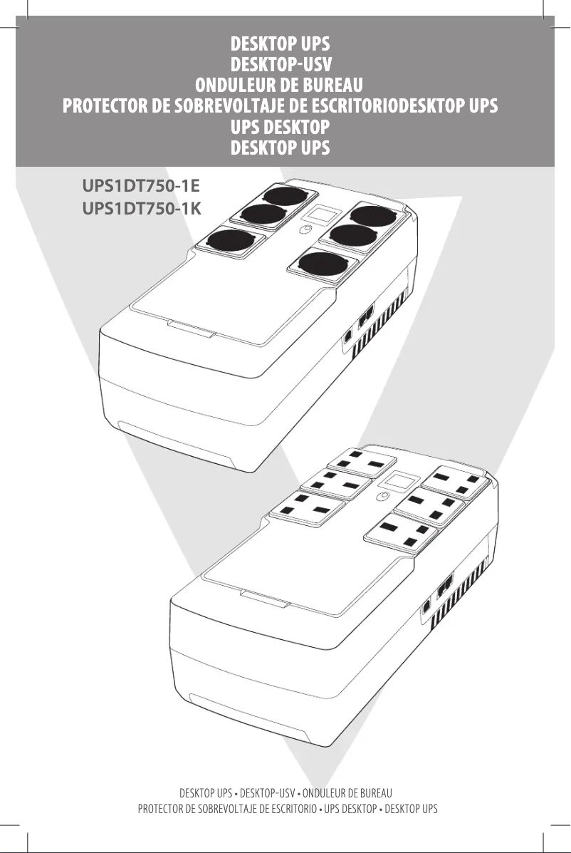 Page n°1 - Manuel utilisateur V7 UPS1DT750-1K