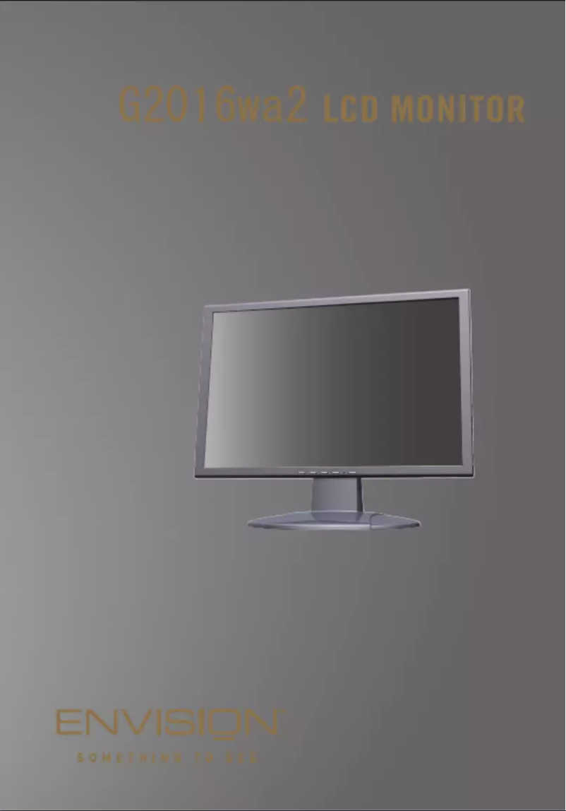 Image de la première page du manuel de l'appareil G2016WA2