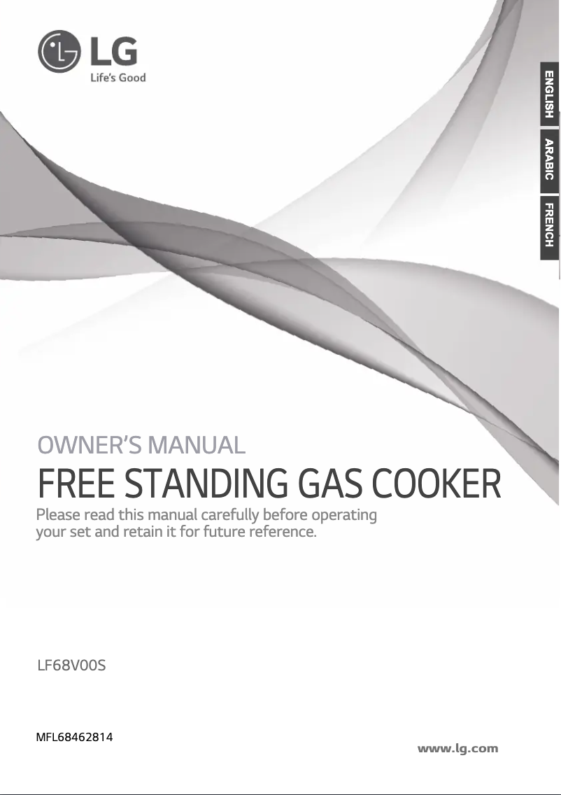 Page 1 de la notice Manuel utilisateur LG LF68V00S