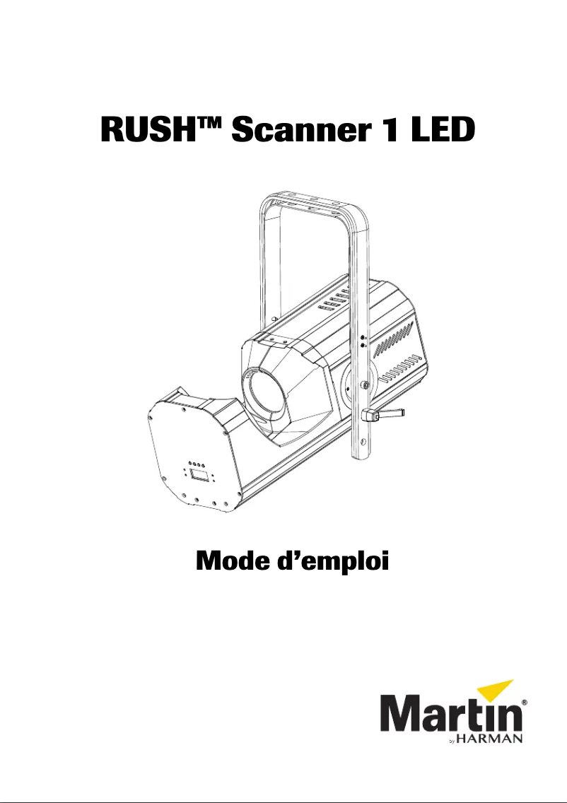 Page n°1 - Manuel utilisateur Martin RUSH Scanner 1 LED