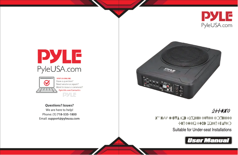 Page n°1 - Manuel utilisateur Pyle PLBX8A