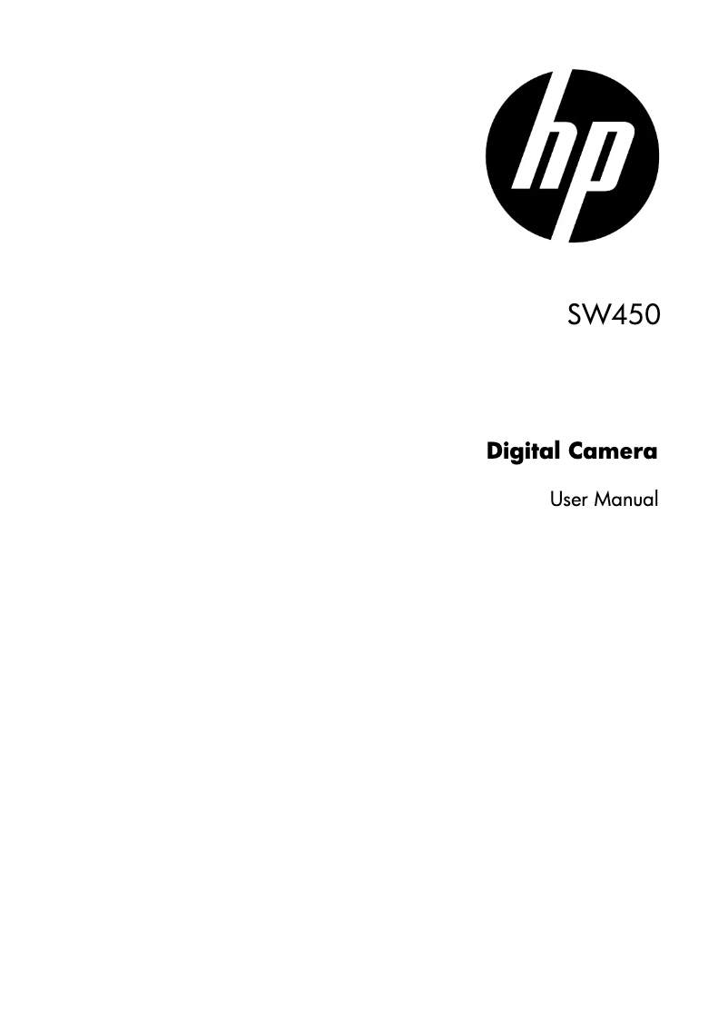 Page 1 de la notice Manuel utilisateur HP SW450