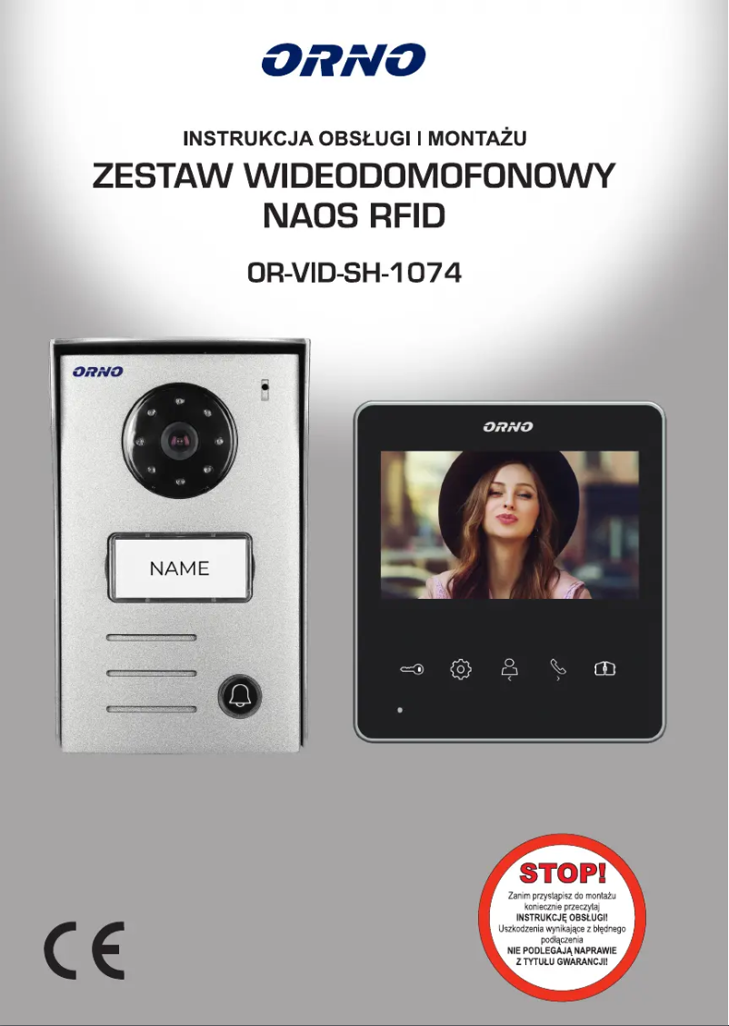 Página 1 del manual Manual de usuario ORNO OR-VID-SH-1074