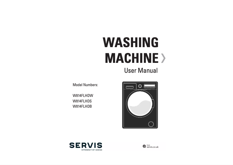 Page n°1 - Manuel utilisateur Servis W814FLHDW