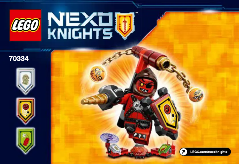 Page 1 de la notice Manuel utilisateur Lego Nexo Knights 70334