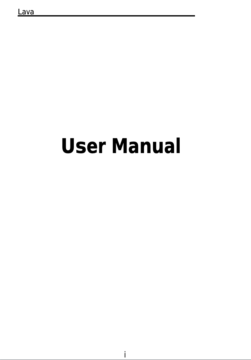 Page 1 de la notice Manuel utilisateur Lava Iris X8