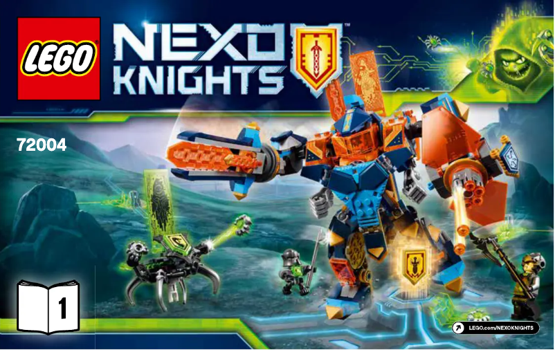 Page 1 de la notice Manuel utilisateur Lego Nexo Knights 72004