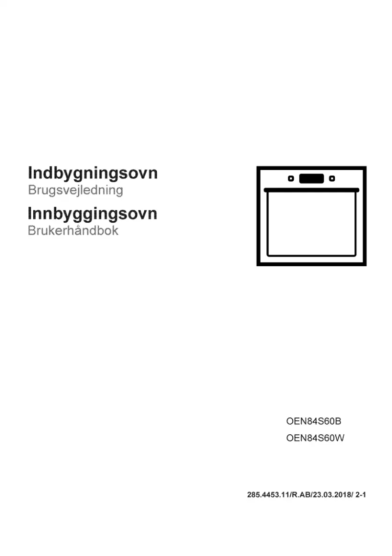 Page 1 de la notice Manuel utilisateur Blomberg OEN 84S60W