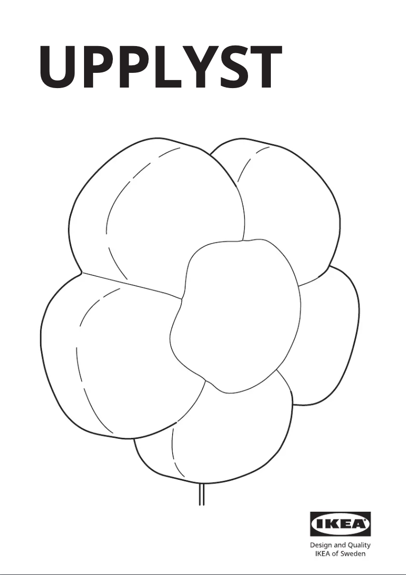 Image de la première page du manuel de l'appareil UPPLYST 605.442.30