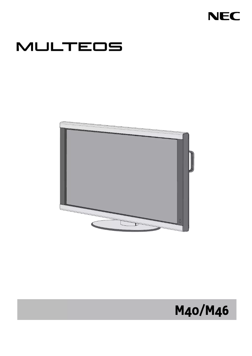 Imagen de la primera página del manual del dispositivo MULTEOS M40