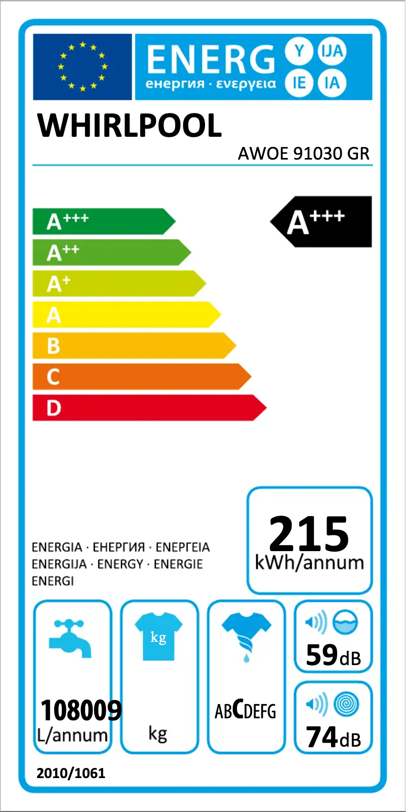 Imagen de la primera página del manual del dispositivo AWOE 91030 GR