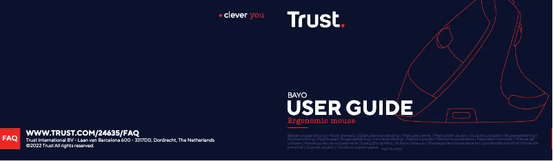 Page n°1 - Manuel utilisateur Trust Bayo