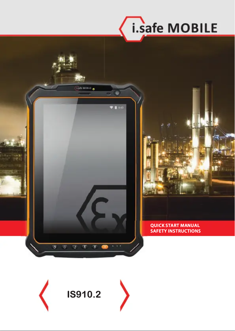 Image de la première page du manuel de l'appareil IS910.2