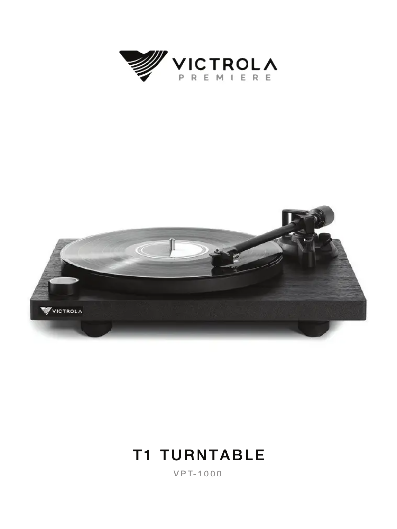 Page 1 de la notice Manuel utilisateur Victrola T1 VPT-1000