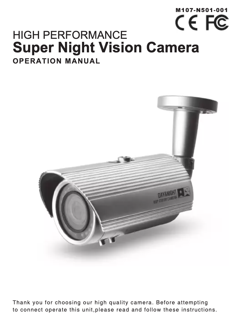 Page 1 de la notice Manuel utilisateur EverFocus EZ730B