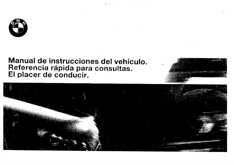 Page 1 de la notice Manuel utilisateur BMW 525tds (1998)