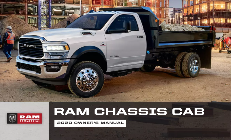 Page 1 de la notice Manuel utilisateur RAM Chassis Cab (2020)