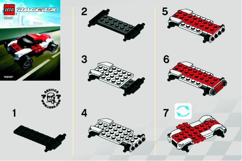 Image de la première page du manuel de l'appareil Tiny Turbo Rally Raider