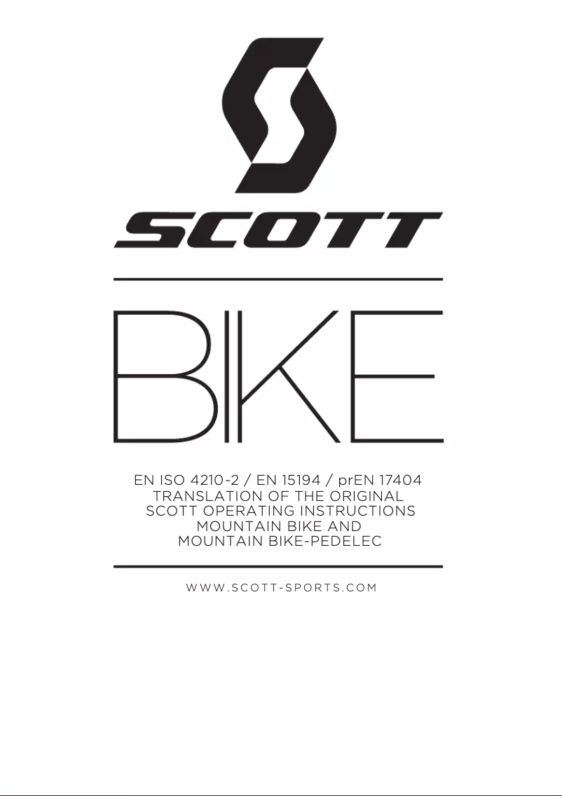 Page n°1 - Manuel utilisateur Scott Aspect 770
