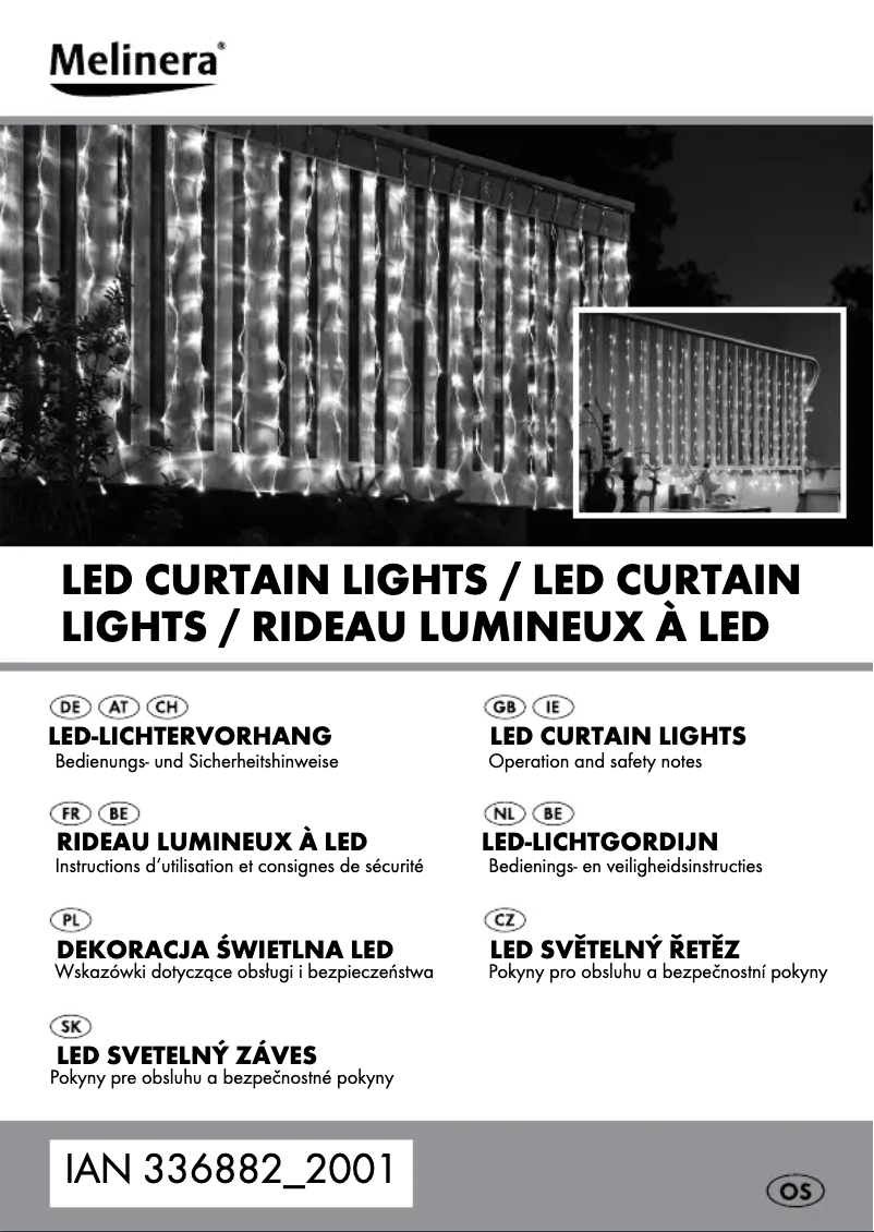 Page 1 de la notice Manuel utilisateur Melinera IAN 114133