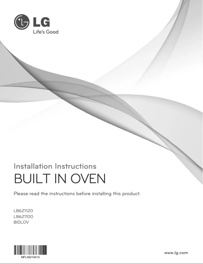 Imagen de la primera página del manual del dispositivo LB621100