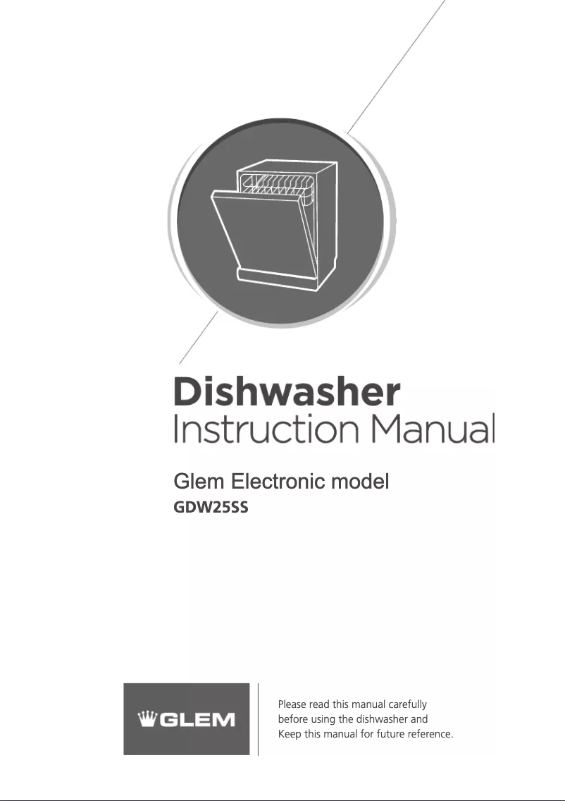 Page 1 de la notice Manuel utilisateur Glem Gas GDW25SS