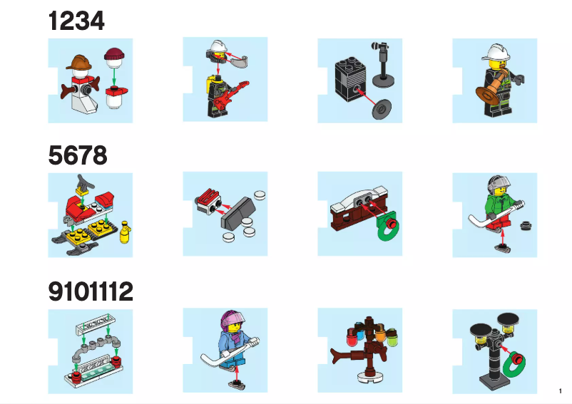 Page 1 de la notice Manuel utilisateur Lego City 60133