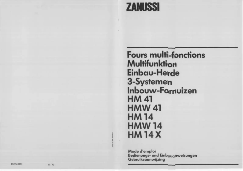 Image de la première page du manuel de l'appareil HM14