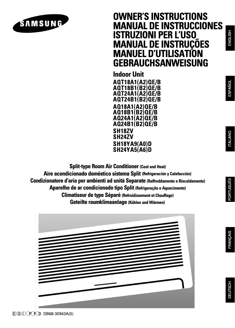 Image de la première page du manuel de l'appareil UQ18A1QE