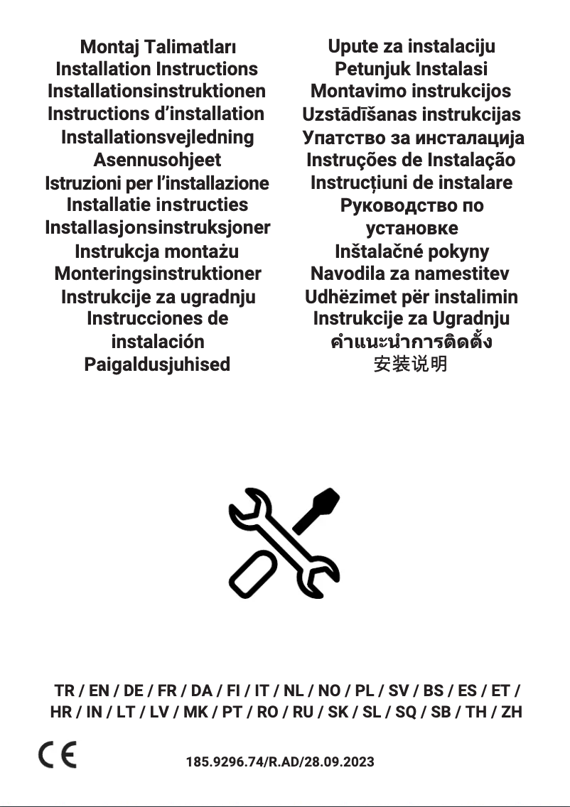 Page n°1 - Instructions / montage Grundig GIEH 634480 P