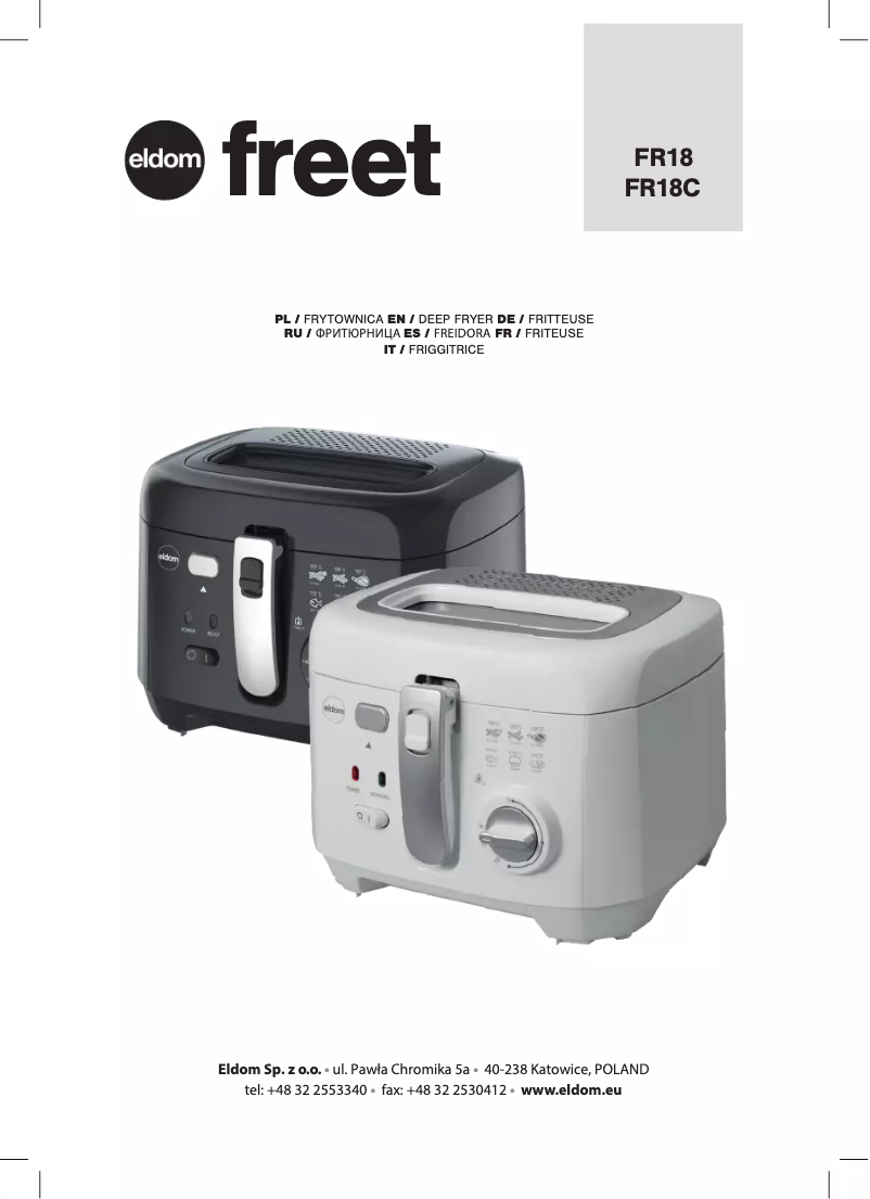 Page 1 de la notice Manuel utilisateur Eldom Freet FR18C