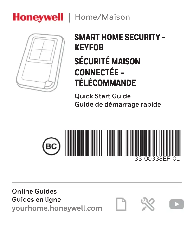 Imagen de la primera página del manual del dispositivo RCHSKF1