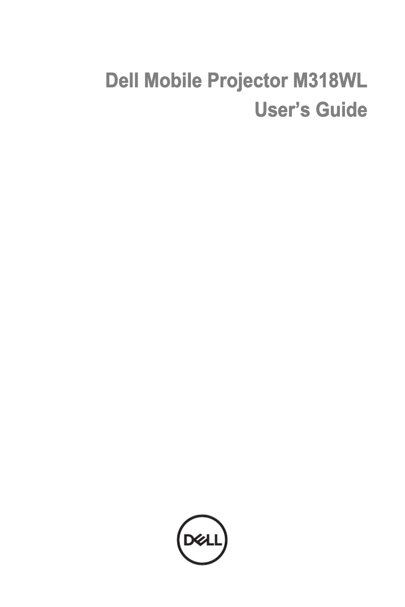 Page n°1 - Manuel utilisateur Dell M318WL