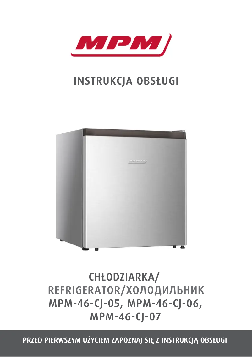 Image de la première page du manuel de l'appareil MPM-46-CJ-07