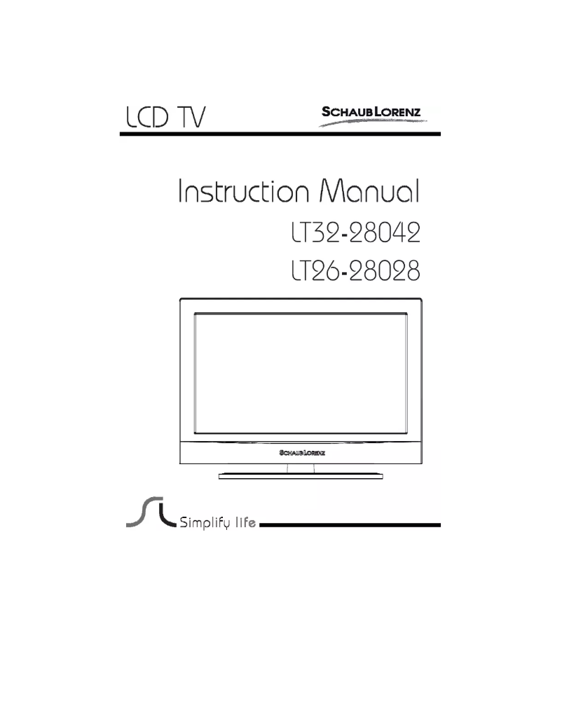 Página 1 del manual Manual de usuario Schaub Lorenz LT26-28028