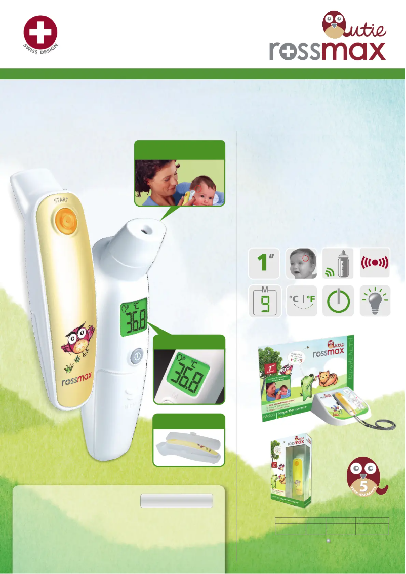 Page n°1 - Brochure Rossmax Qutie HA500