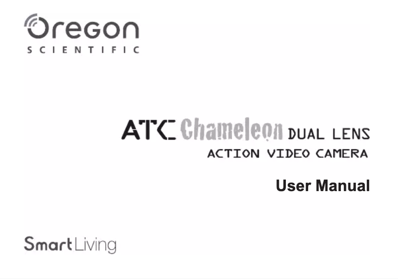 Page 1 de la notice Manuel utilisateur Oregon Scientific ATC Chameleon
