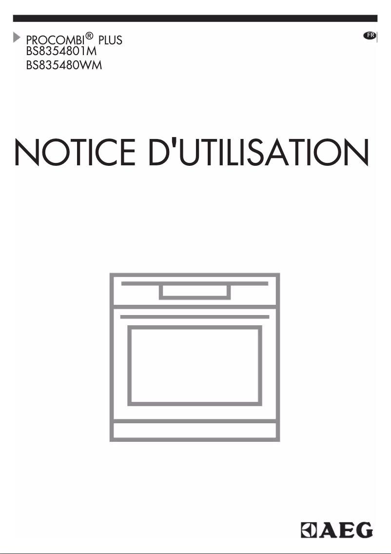 Page 1 de la notice Manuel utilisateur AEG BS8354801M