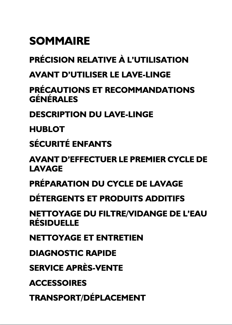 Page 1 de la notice Manuel utilisateur Bauknecht WAK 5500