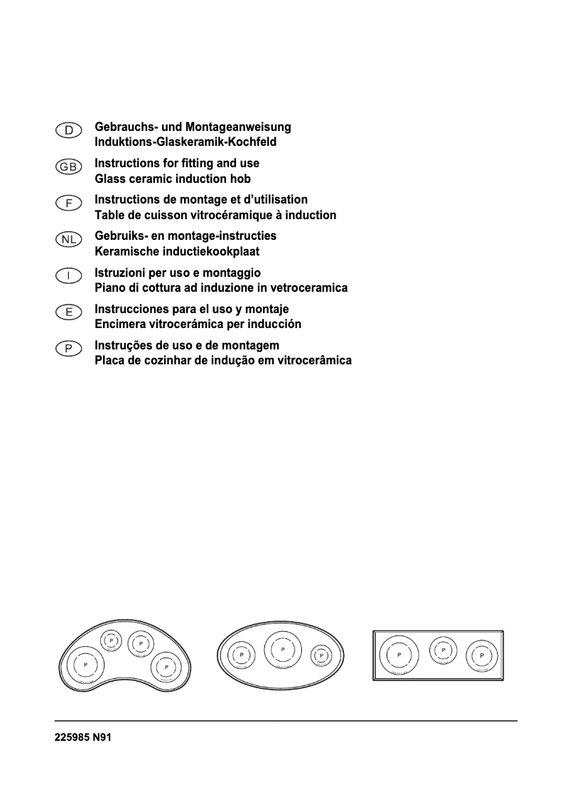 Image de la première page du manuel de l'appareil SE 2931 ID