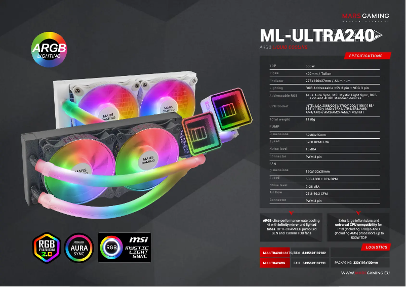 Image de la première page du manuel de l'appareil ML-ULTRA240
