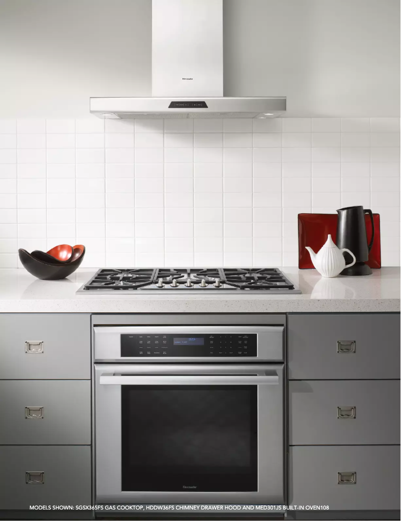 Page 1 de la notice Fiche technique Thermador SGSX365FSS