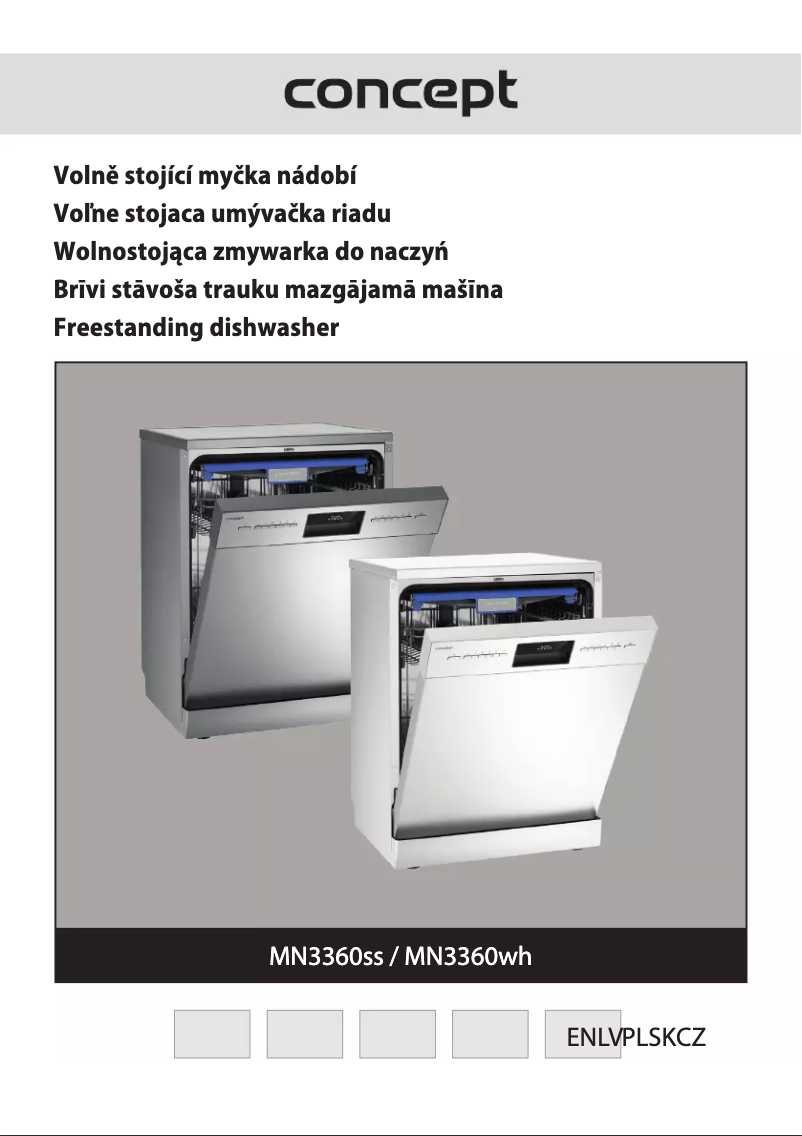 Image de la première page du manuel de l'appareil MN3360WH