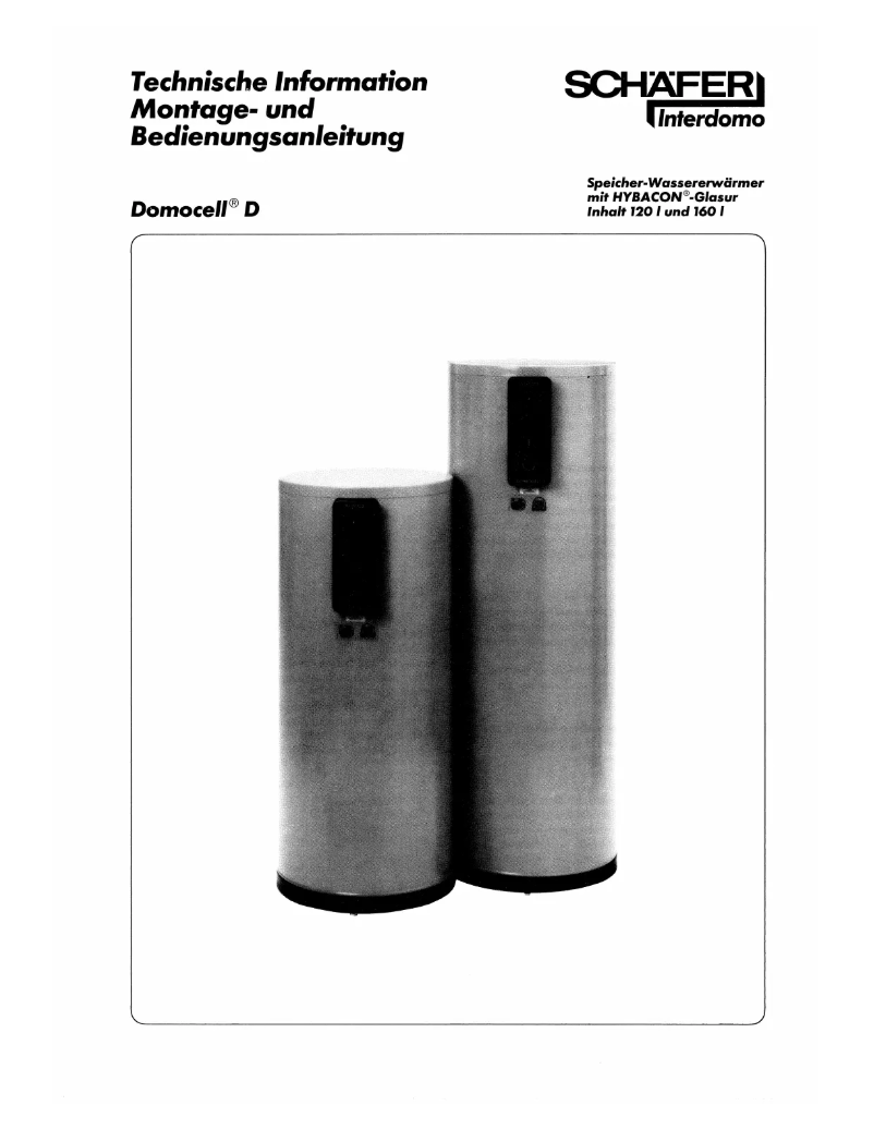 Image de la première page du manuel de l'appareil Domocell DLD160