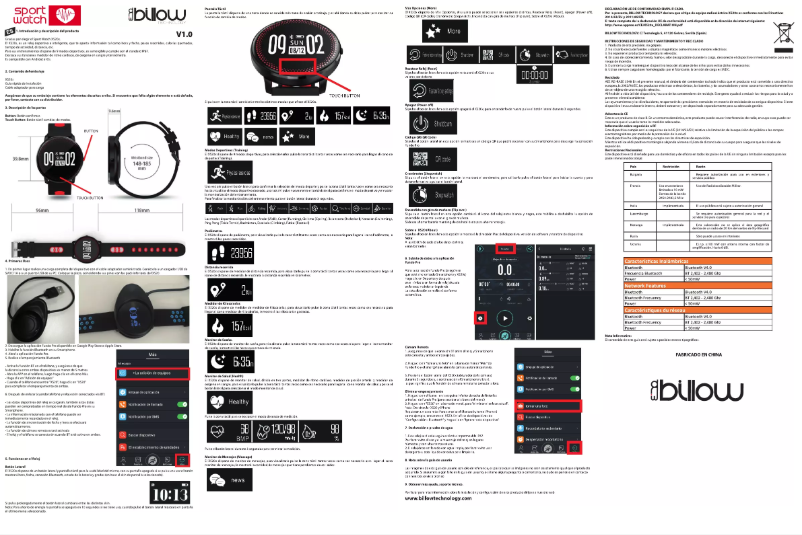Page n°1 - Manuel utilisateur Billow XS20X