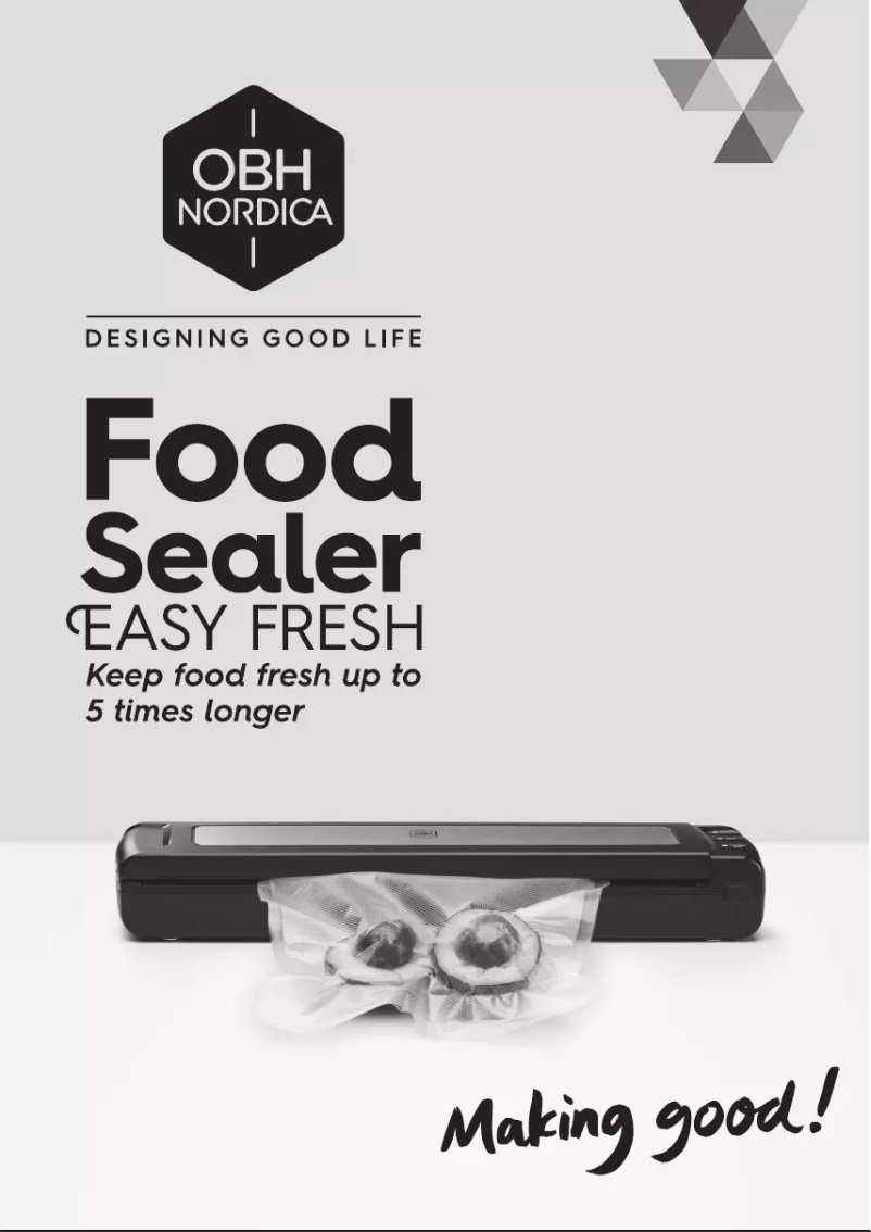 Página 1 del manual Manual de usuario OBH Nordica Easy Fresh 7965