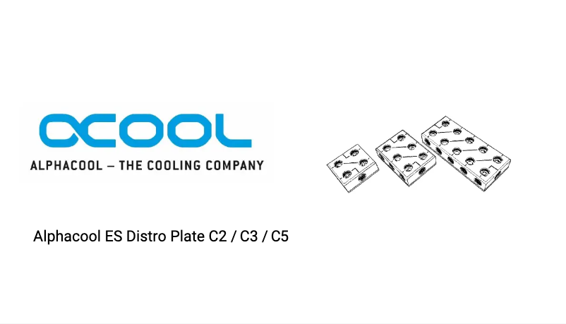 Page 1 de la notice Manuel utilisateur Alphacool ES Distro Plate C3