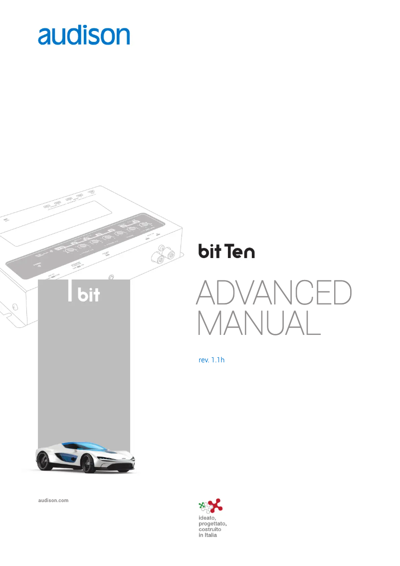Page 1 de la notice Manuel utilisateur Audison bit Ten