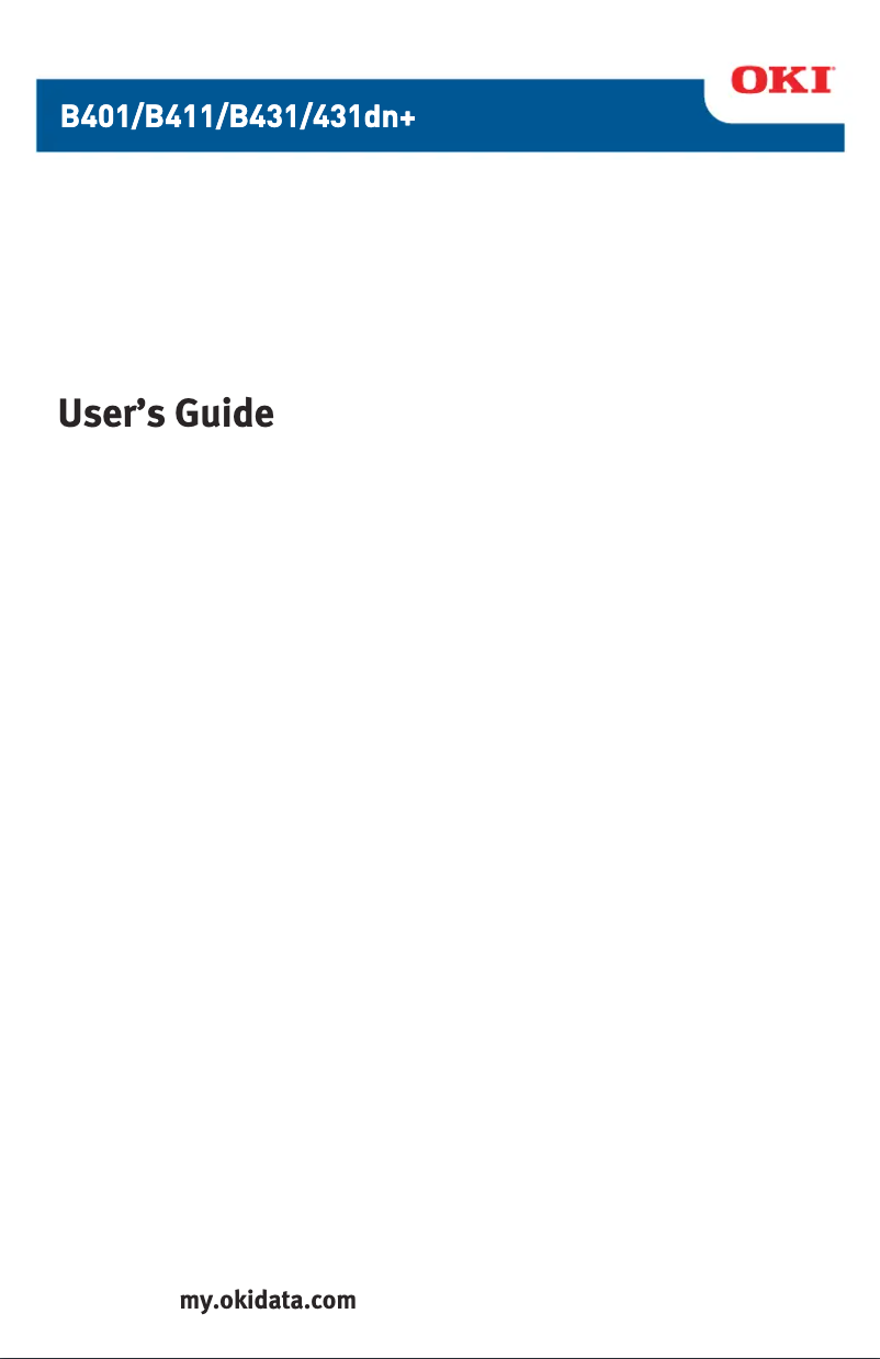 Image de la première page du manuel de l'appareil B411d